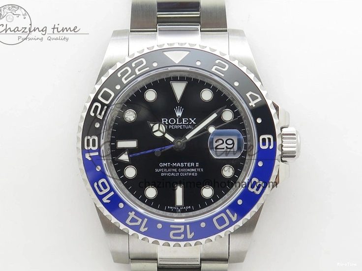 MiroTime 0512 Versatile GMT-Master II 116710 BLNR Black Blue Ceramic 904L Steel VRF 1:1 Best Edition VR3186 CHS V3 (CF Bezel) 2497